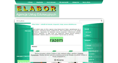 Desktop Screenshot of elabor.pl